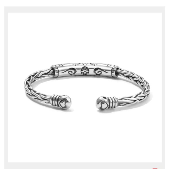 999 Etched Pure  Silver Tribal Cuff Bracelet - Picture 13 of 16